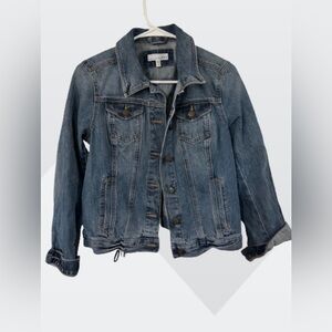 LOFT cropped denim jacket